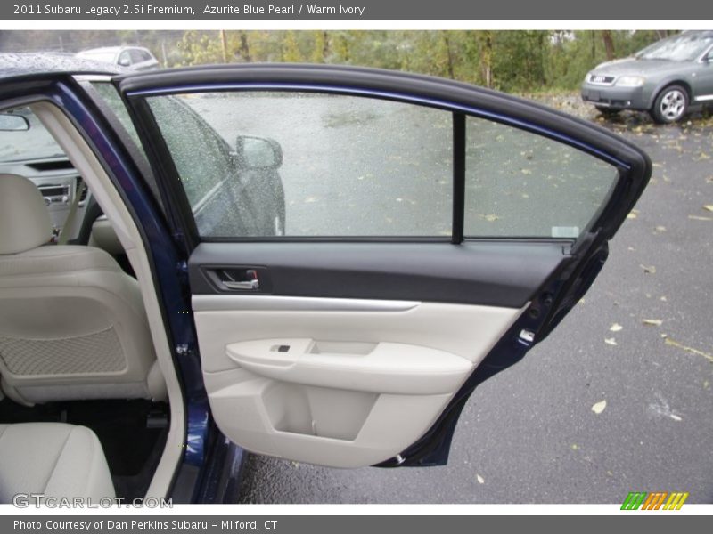 Azurite Blue Pearl / Warm Ivory 2011 Subaru Legacy 2.5i Premium