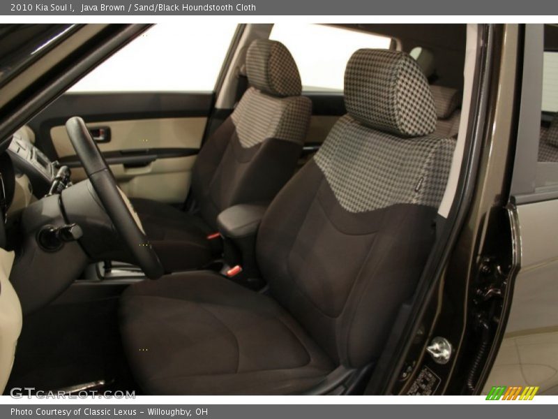 Java Brown / Sand/Black Houndstooth Cloth 2010 Kia Soul !