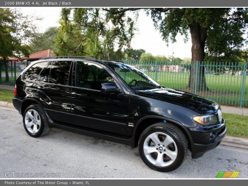 Jet Black / Black 2006 BMW X5 4.4i