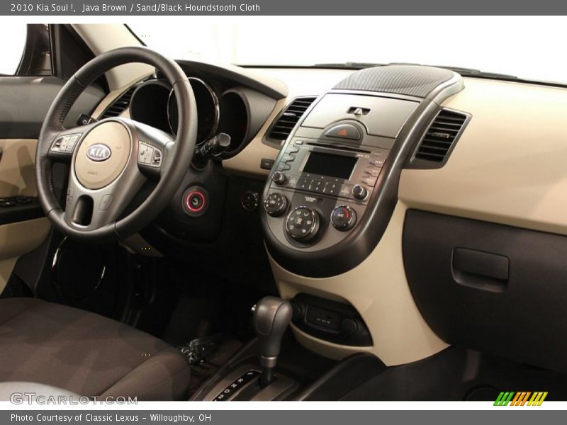 Java Brown / Sand/Black Houndstooth Cloth 2010 Kia Soul !