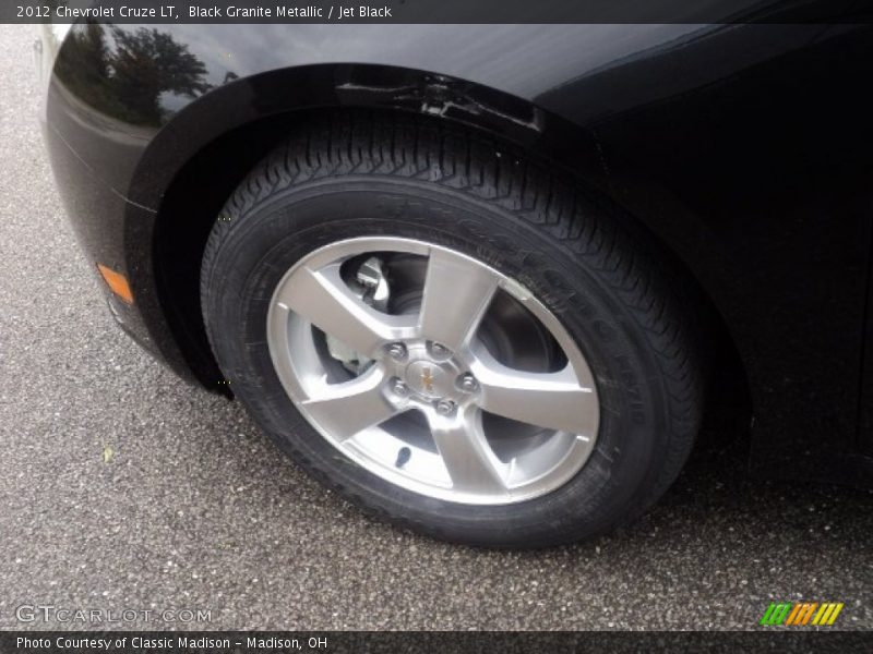 Black Granite Metallic / Jet Black 2012 Chevrolet Cruze LT