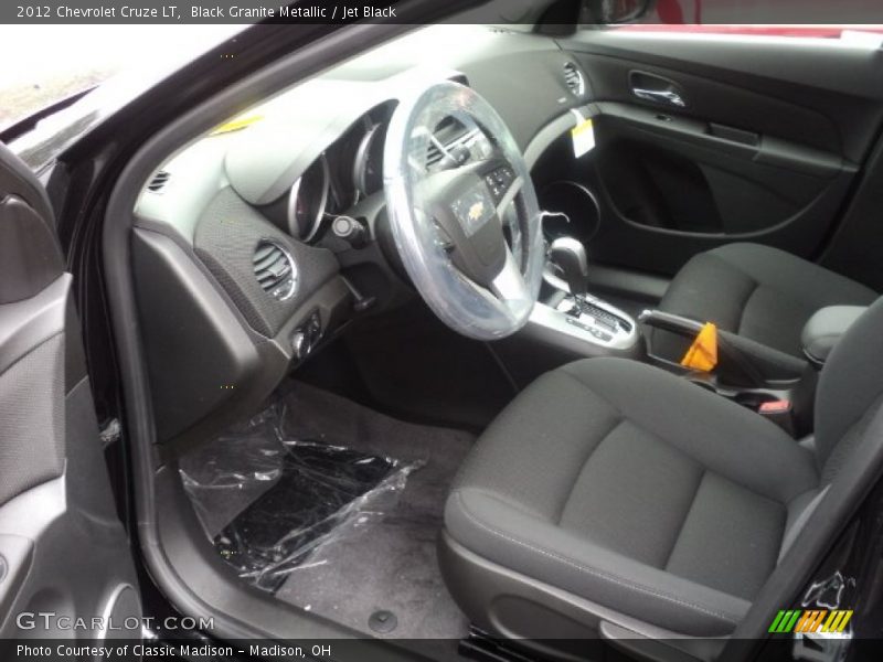 Black Granite Metallic / Jet Black 2012 Chevrolet Cruze LT