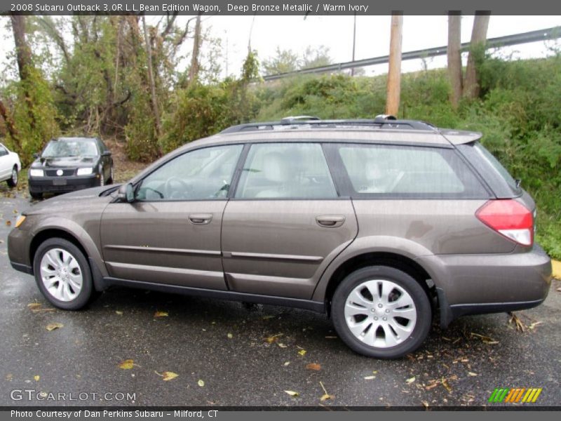 Deep Bronze Metallic / Warm Ivory 2008 Subaru Outback 3.0R L.L.Bean Edition Wagon