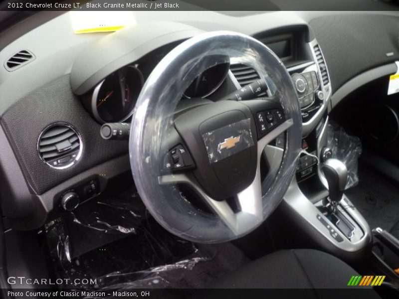 Black Granite Metallic / Jet Black 2012 Chevrolet Cruze LT