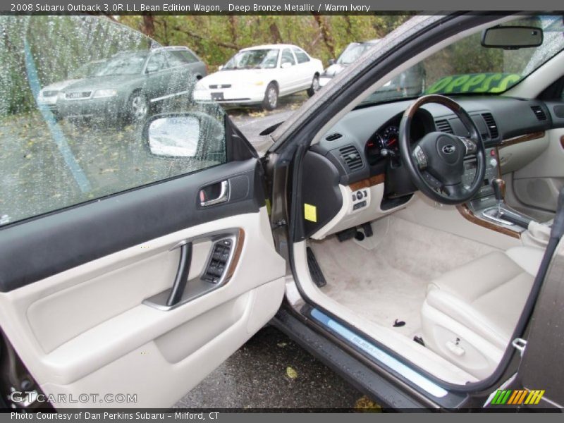 Deep Bronze Metallic / Warm Ivory 2008 Subaru Outback 3.0R L.L.Bean Edition Wagon