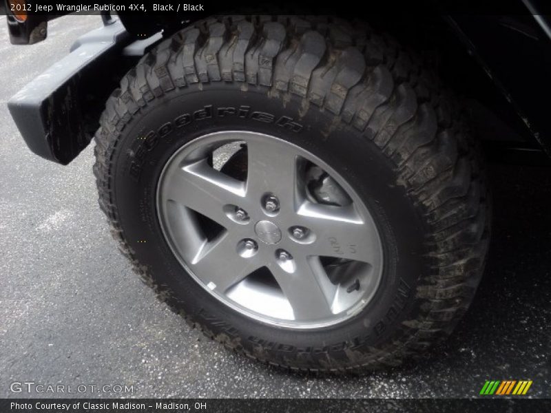 Black / Black 2012 Jeep Wrangler Rubicon 4X4
