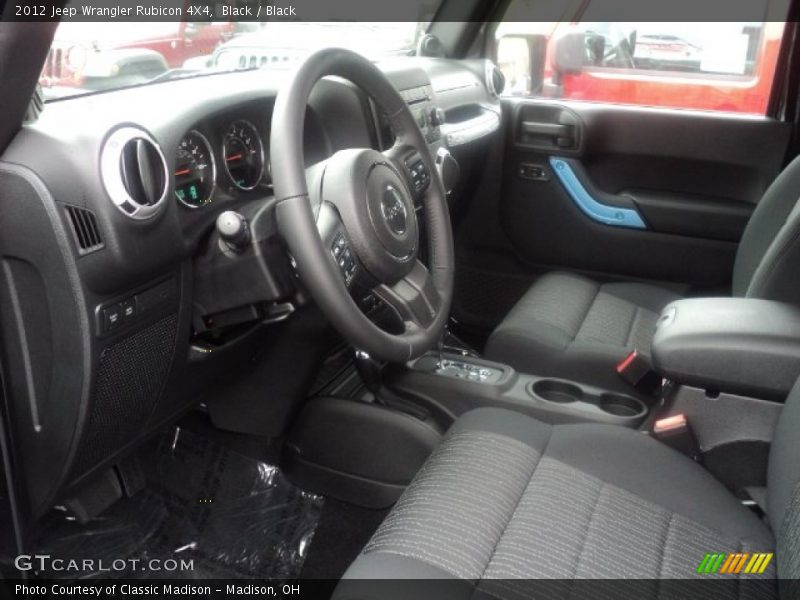Black / Black 2012 Jeep Wrangler Rubicon 4X4
