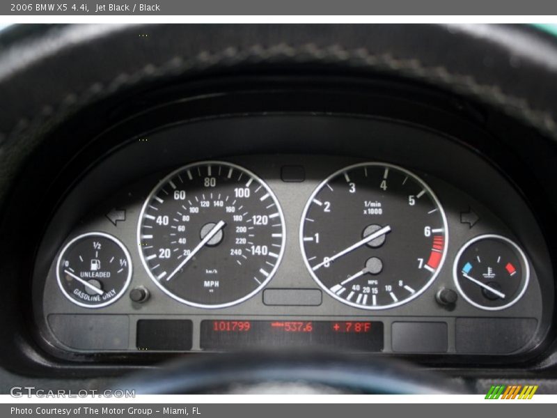 2006 X5 4.4i 4.4i Gauges