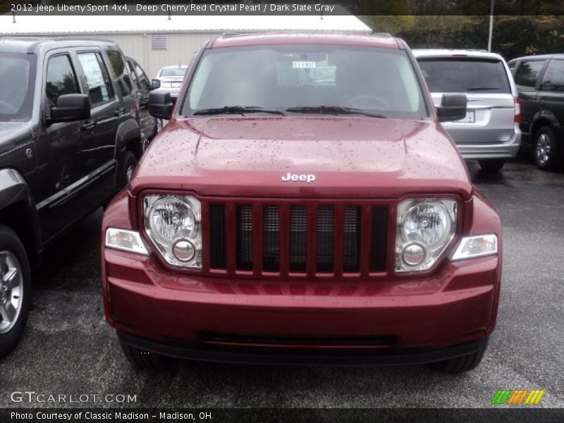 Deep Cherry Red Crystal Pearl / Dark Slate Gray 2012 Jeep Liberty Sport 4x4