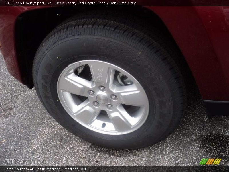 Deep Cherry Red Crystal Pearl / Dark Slate Gray 2012 Jeep Liberty Sport 4x4