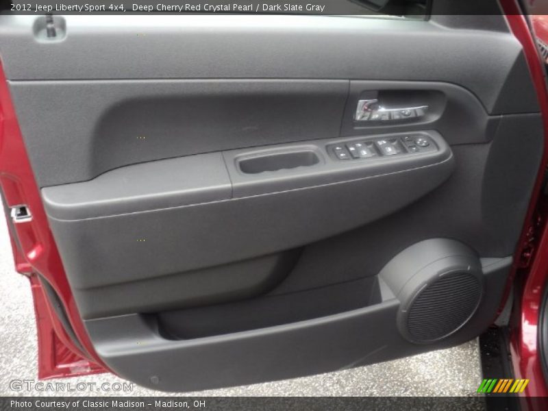 Deep Cherry Red Crystal Pearl / Dark Slate Gray 2012 Jeep Liberty Sport 4x4