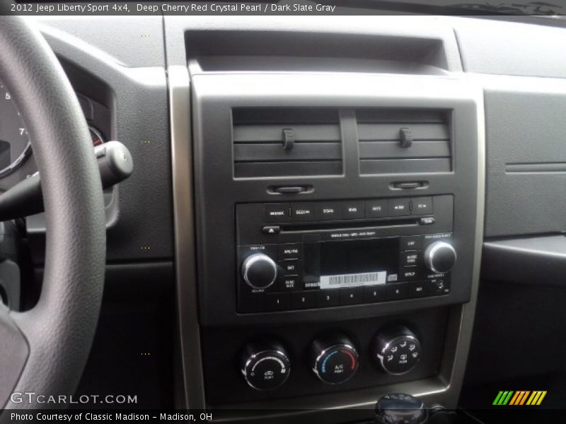 Deep Cherry Red Crystal Pearl / Dark Slate Gray 2012 Jeep Liberty Sport 4x4