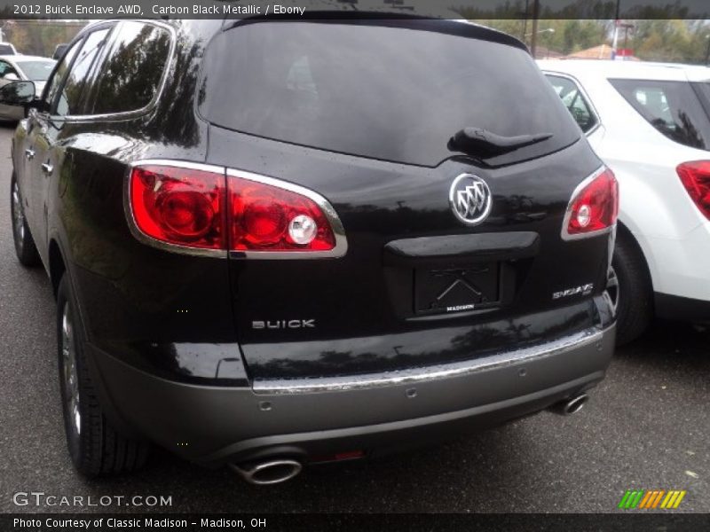 Carbon Black Metallic / Ebony 2012 Buick Enclave AWD