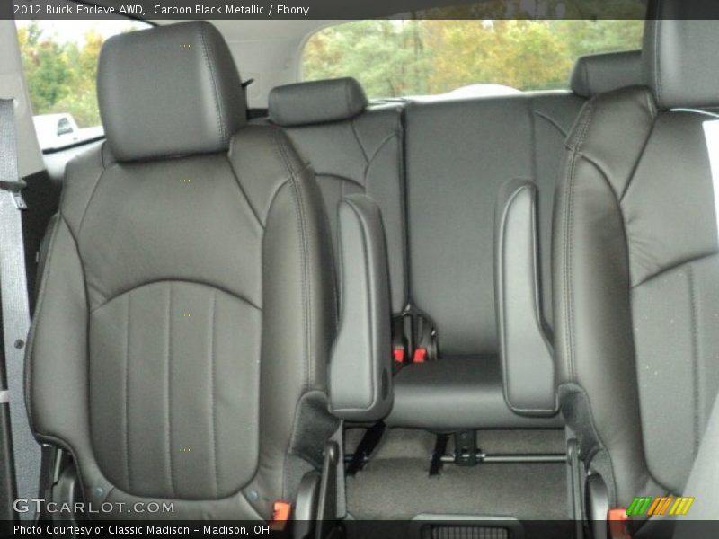 Carbon Black Metallic / Ebony 2012 Buick Enclave AWD