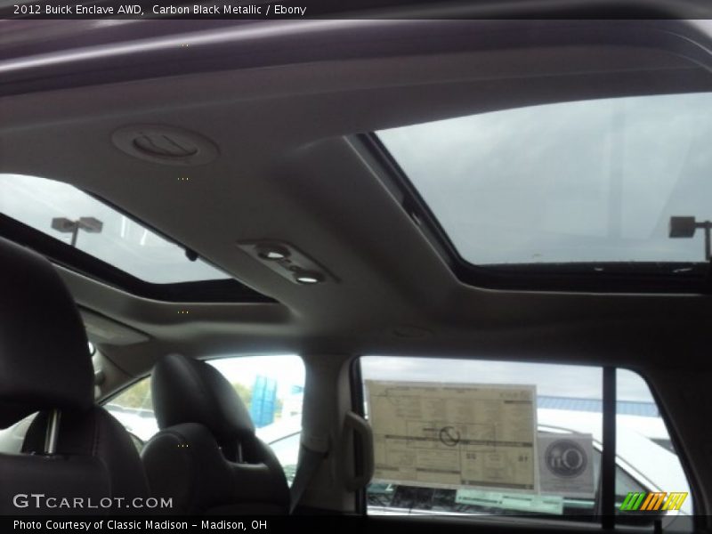 Carbon Black Metallic / Ebony 2012 Buick Enclave AWD