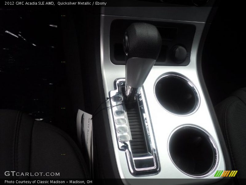 Quicksilver Metallic / Ebony 2012 GMC Acadia SLE AWD