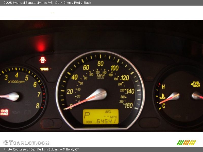 Dark Cherry Red / Black 2008 Hyundai Sonata Limited V6
