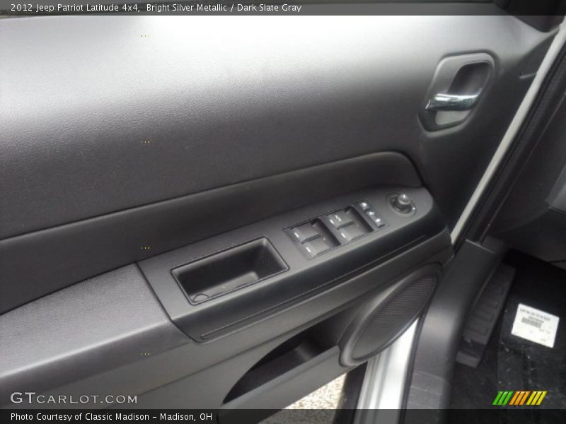 Bright Silver Metallic / Dark Slate Gray 2012 Jeep Patriot Latitude 4x4