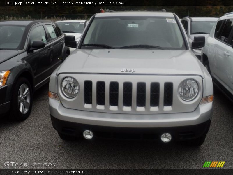 Bright Silver Metallic / Dark Slate Gray 2012 Jeep Patriot Latitude 4x4