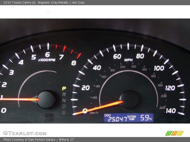 Magnetic Gray Metallic / Ash Gray 2010 Toyota Camry LE
