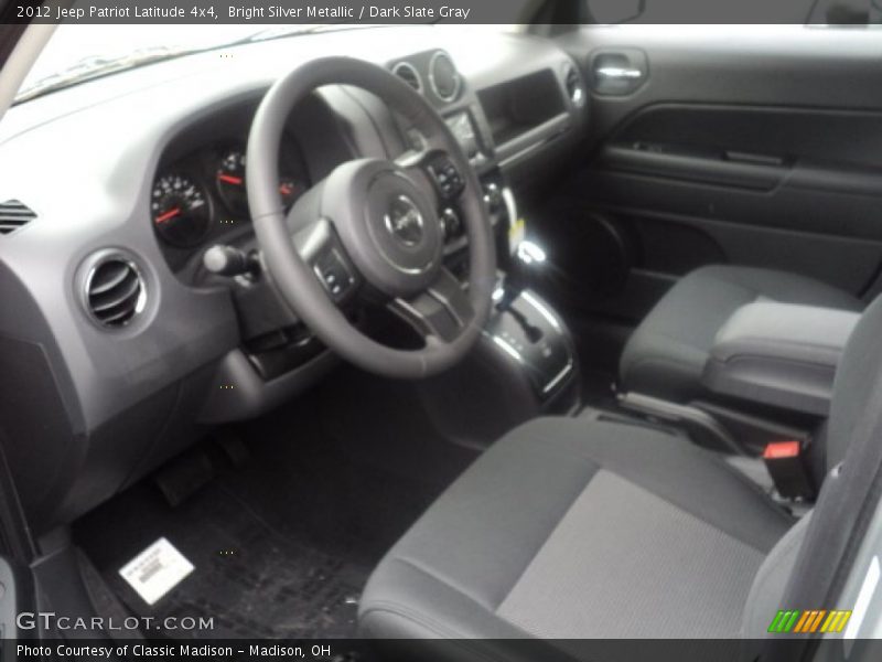 Bright Silver Metallic / Dark Slate Gray 2012 Jeep Patriot Latitude 4x4