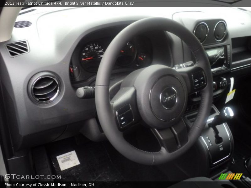 Bright Silver Metallic / Dark Slate Gray 2012 Jeep Patriot Latitude 4x4