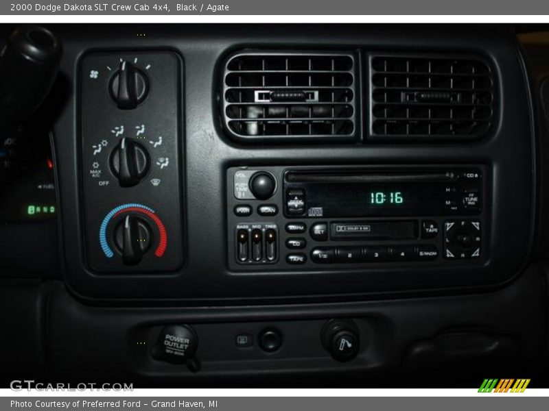 Black / Agate 2000 Dodge Dakota SLT Crew Cab 4x4