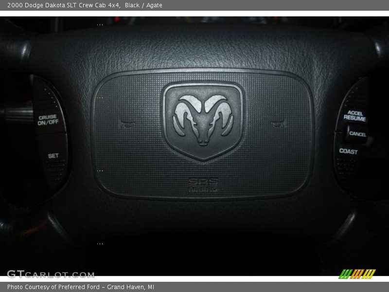 Black / Agate 2000 Dodge Dakota SLT Crew Cab 4x4