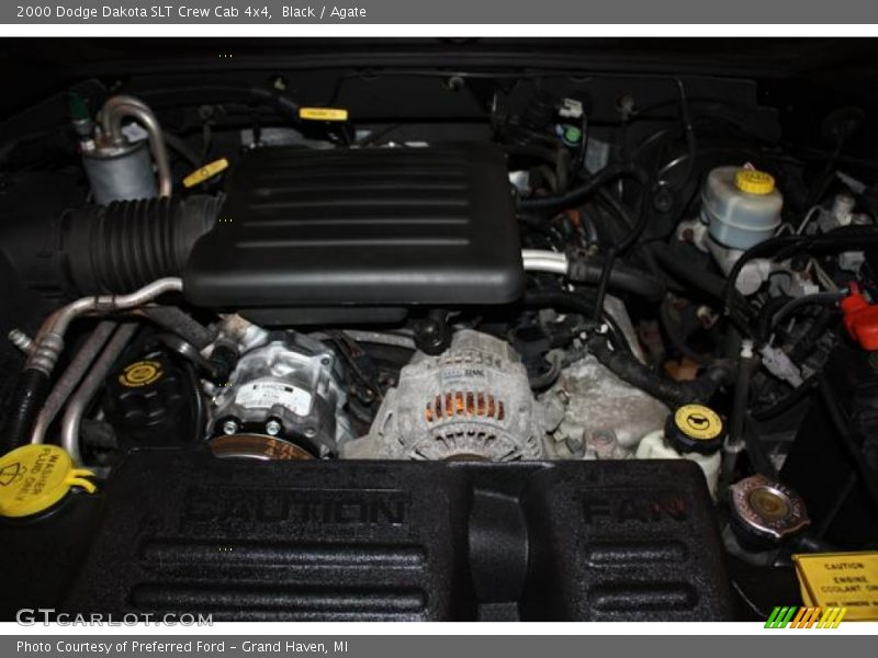 Black / Agate 2000 Dodge Dakota SLT Crew Cab 4x4