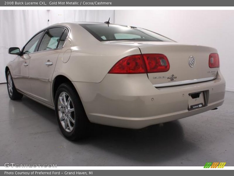 Gold Mist Metallic / Cocoa/Cashmere 2008 Buick Lucerne CXL