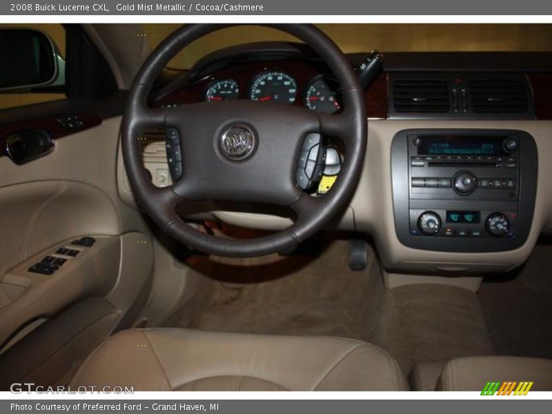 Gold Mist Metallic / Cocoa/Cashmere 2008 Buick Lucerne CXL