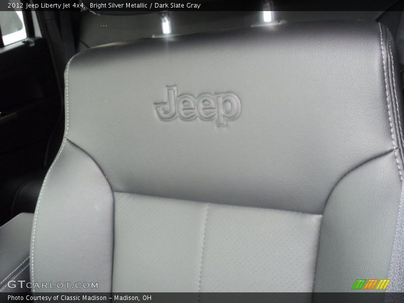 Bright Silver Metallic / Dark Slate Gray 2012 Jeep Liberty Jet 4x4
