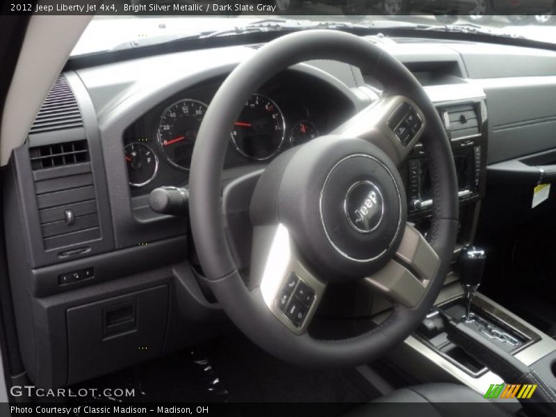 Bright Silver Metallic / Dark Slate Gray 2012 Jeep Liberty Jet 4x4