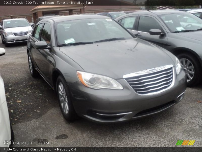 Tungsten Metallic / Black 2012 Chrysler 200 Touring Sedan