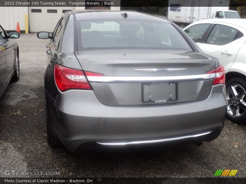 Tungsten Metallic / Black 2012 Chrysler 200 Touring Sedan