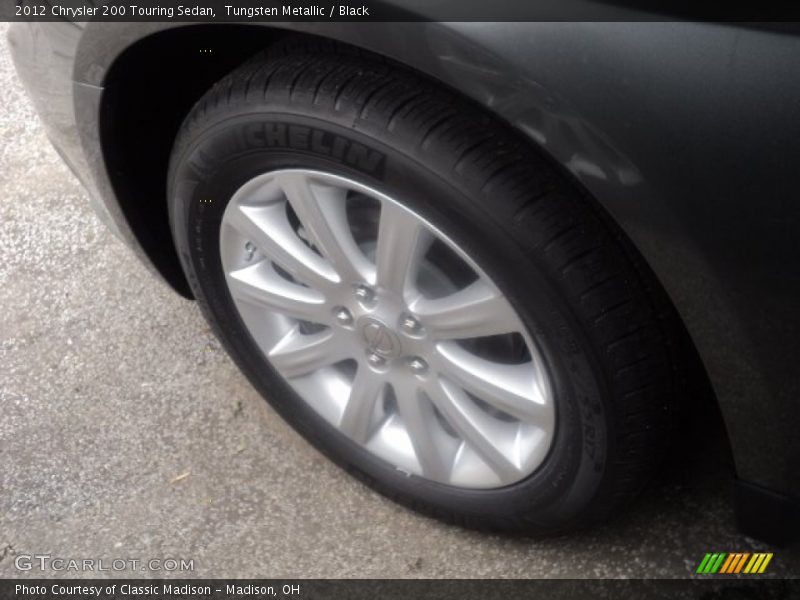 Tungsten Metallic / Black 2012 Chrysler 200 Touring Sedan