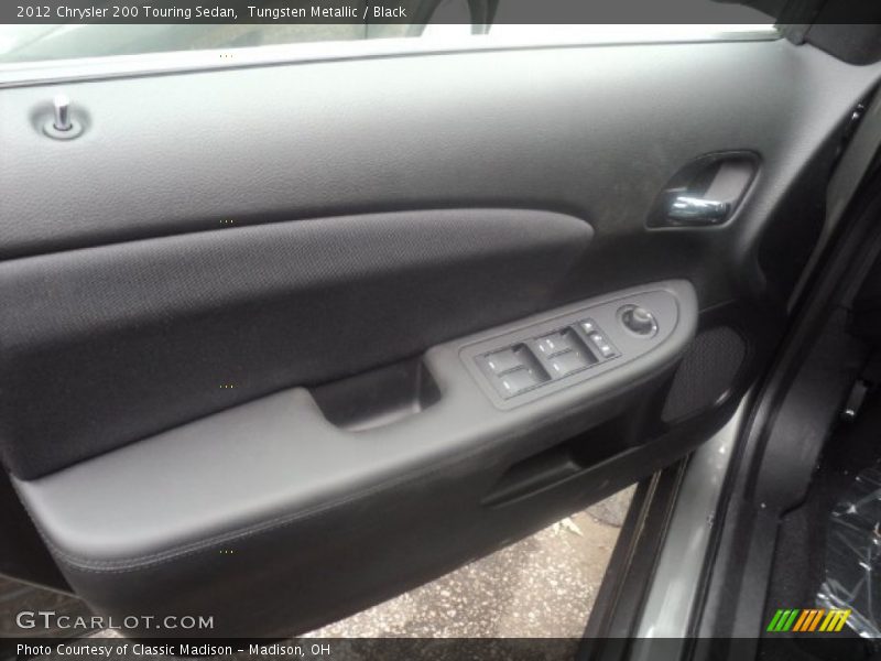 Tungsten Metallic / Black 2012 Chrysler 200 Touring Sedan
