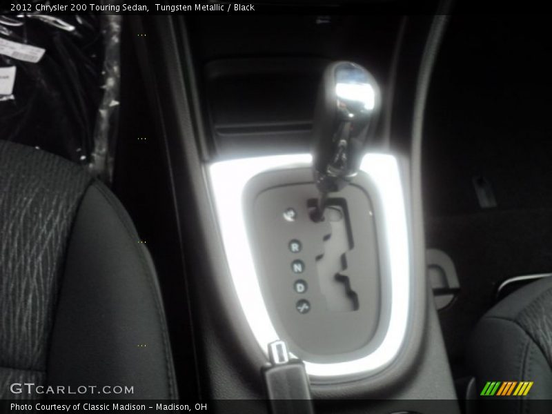 Tungsten Metallic / Black 2012 Chrysler 200 Touring Sedan