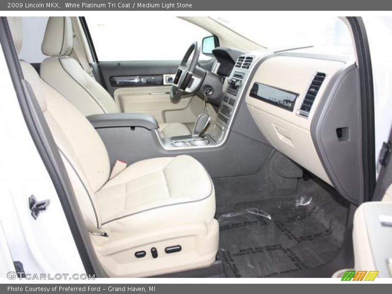 White Platinum Tri Coat / Medium Light Stone 2009 Lincoln MKX