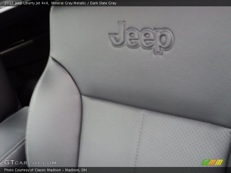 Mineral Gray Metallic / Dark Slate Gray 2012 Jeep Liberty Jet 4x4