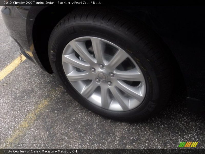 Blackberry Pearl Coat / Black 2012 Chrysler 200 Touring Sedan