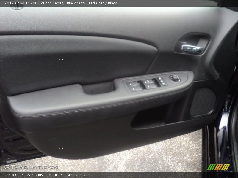 Blackberry Pearl Coat / Black 2012 Chrysler 200 Touring Sedan