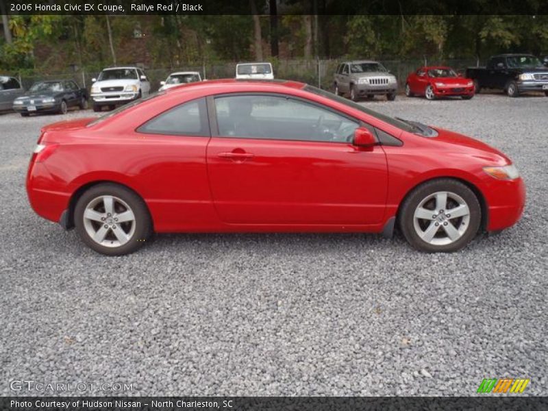 Rallye Red / Black 2006 Honda Civic EX Coupe