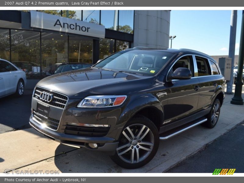 Lava Gray Pearl Effect / Black 2007 Audi Q7 4.2 Premium quattro