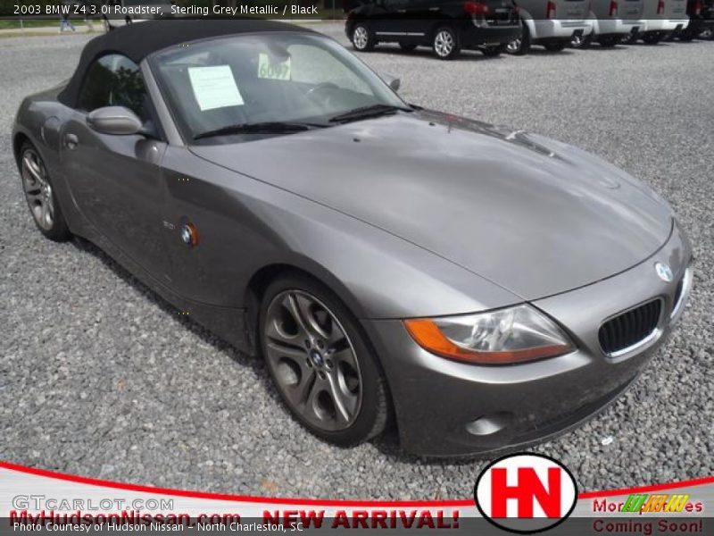 Sterling Grey Metallic / Black 2003 BMW Z4 3.0i Roadster