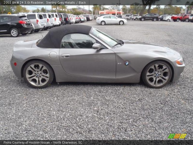 Sterling Grey Metallic / Black 2003 BMW Z4 3.0i Roadster