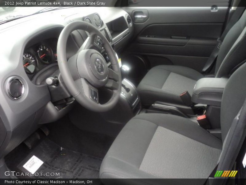 Black / Dark Slate Gray 2012 Jeep Patriot Latitude 4x4