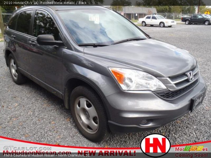 Polished Metal Metallic / Black 2010 Honda CR-V LX