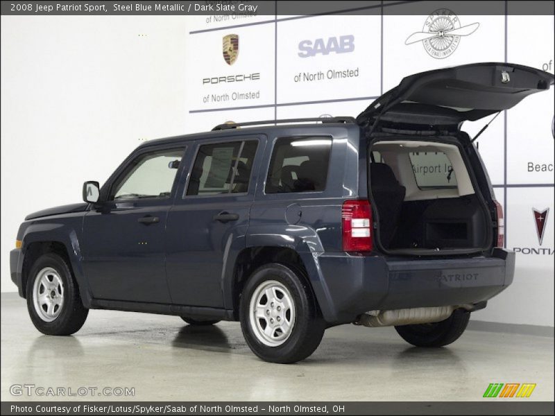 Steel Blue Metallic / Dark Slate Gray 2008 Jeep Patriot Sport