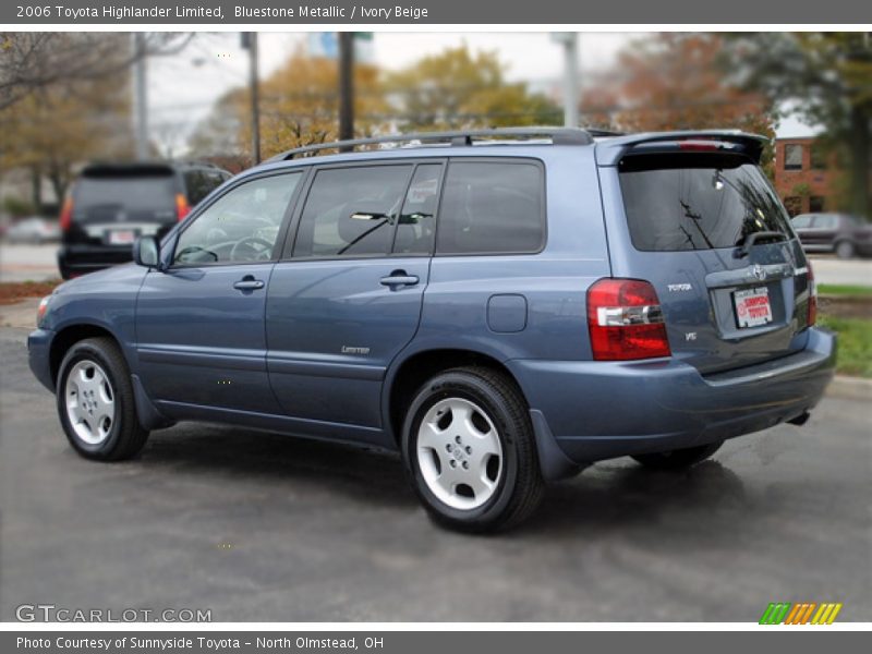 Bluestone Metallic / Ivory Beige 2006 Toyota Highlander Limited